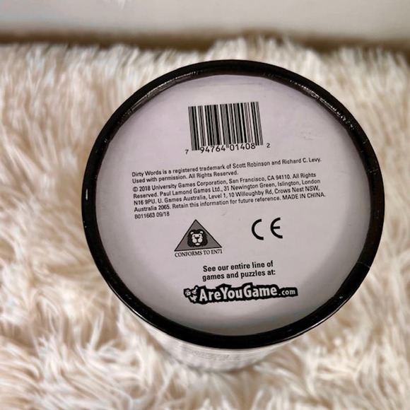 Bundle 3/$10 University Games Dirty Words Adult Dice Word Game NWT - Picture 3 of 3